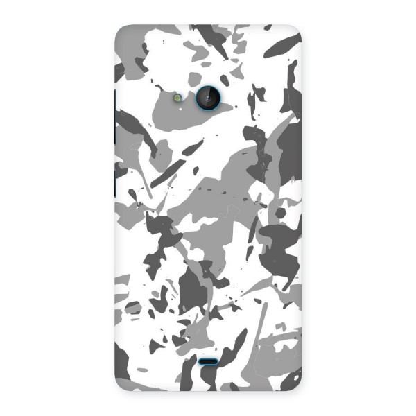 Grey Camouflage Army Back Case for Lumia 540