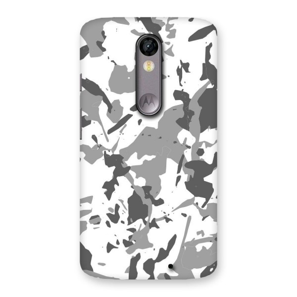 Grey Camouflage Army Back Case for Moto X Force