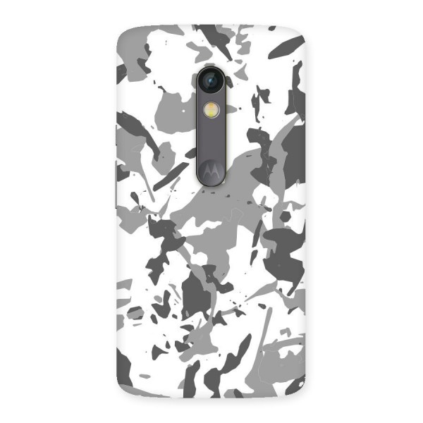 Grey Camouflage Army Back Case for Moto X Play