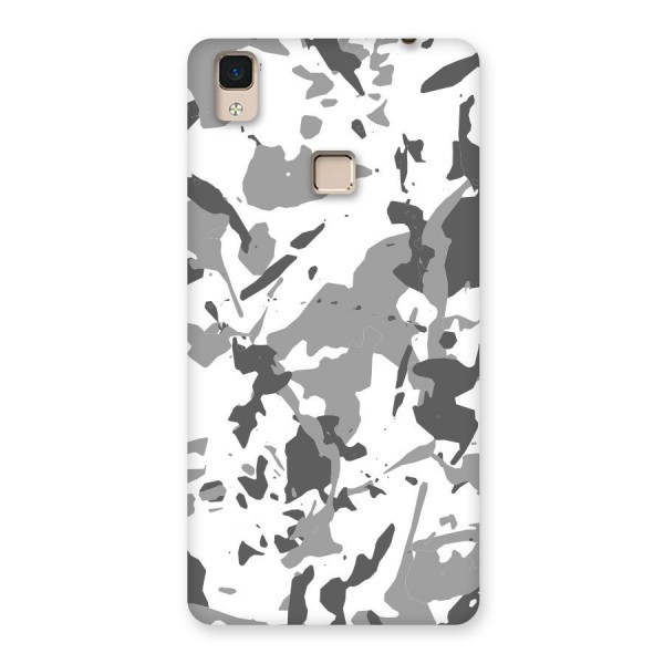 Grey Camouflage Army Back Case for V3 Max