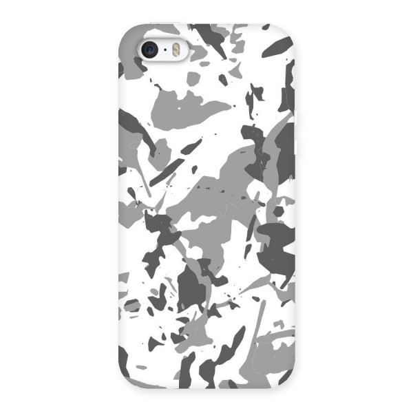 Grey Camouflage Army Back Case for iPhone SE