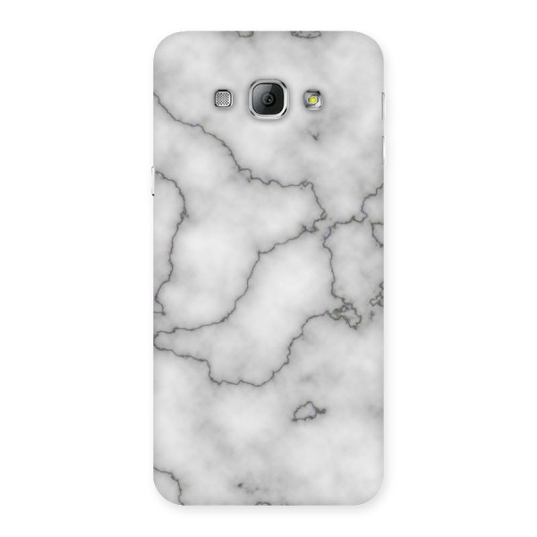 Grey Marble Back Case for Galaxy A8