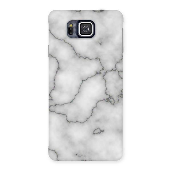 Grey Marble Back Case for Galaxy Alpha