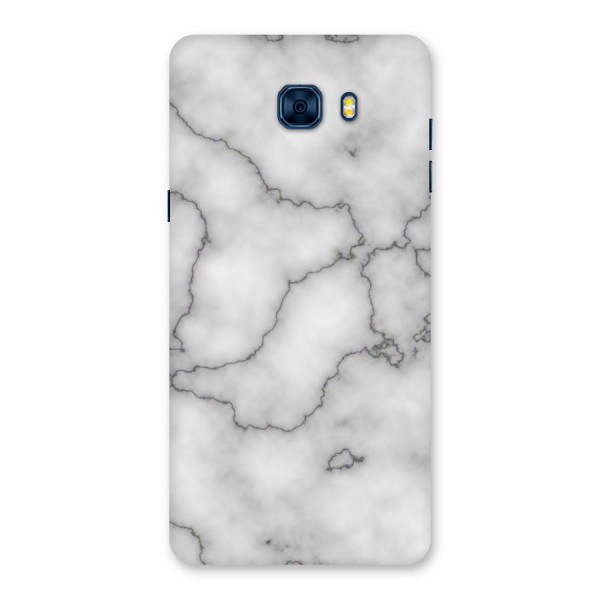 Grey Marble Back Case for Galaxy C7 Pro