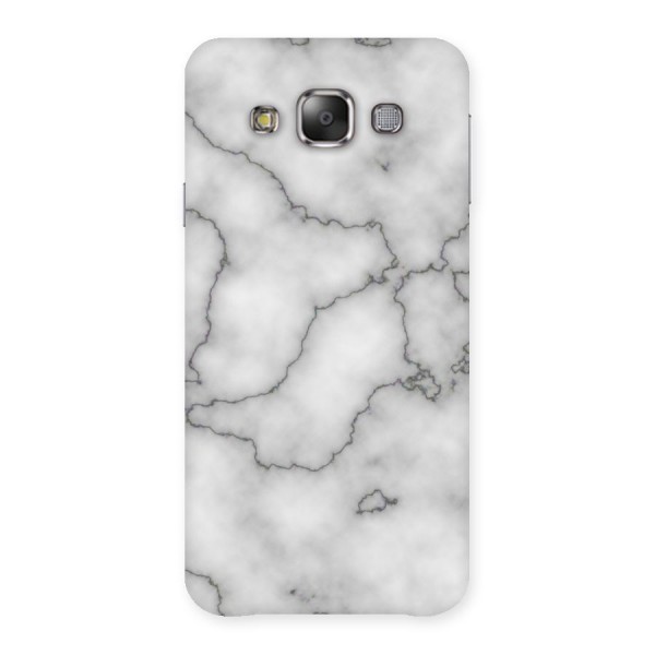Grey Marble Back Case for Galaxy E7