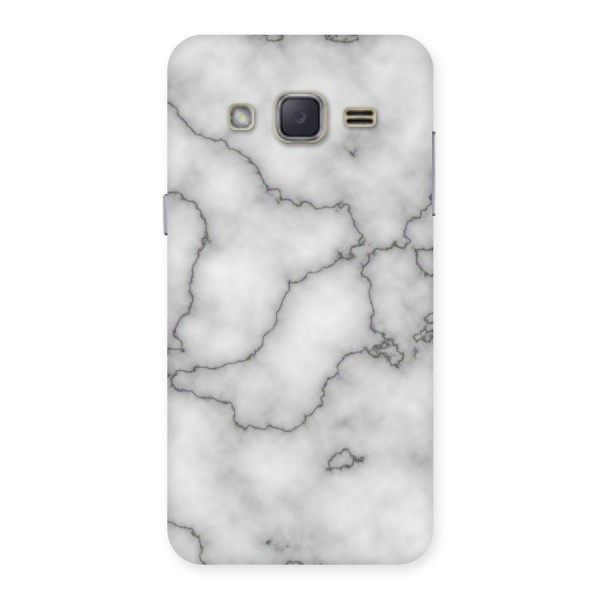 Grey Marble Back Case for Galaxy J2