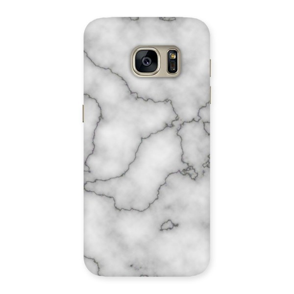 Grey Marble Back Case for Galaxy S7