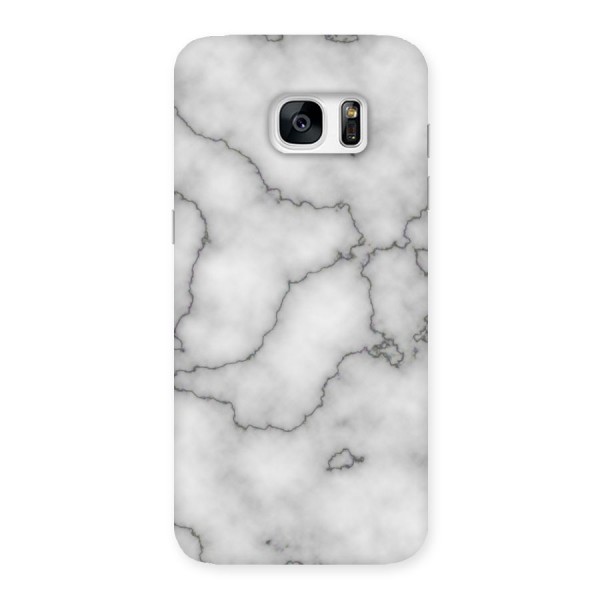 Grey Marble Back Case for Galaxy S7 Edge
