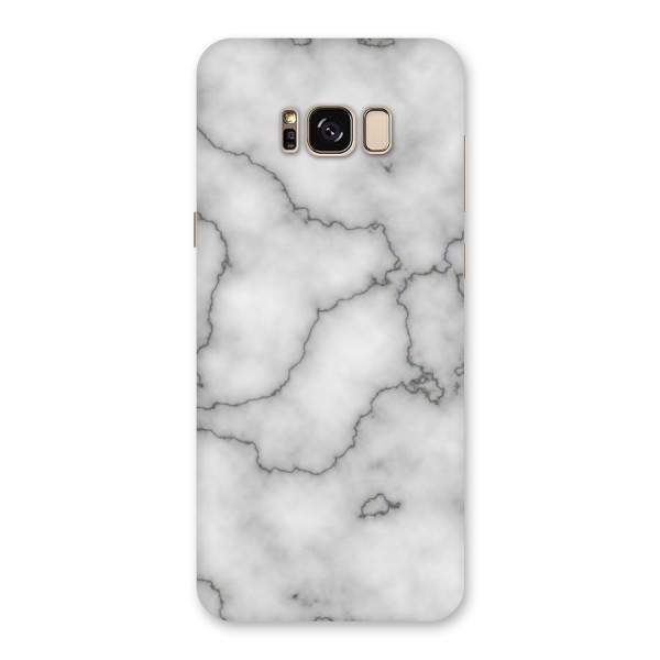 Grey Marble Back Case for Galaxy S8 Plus
