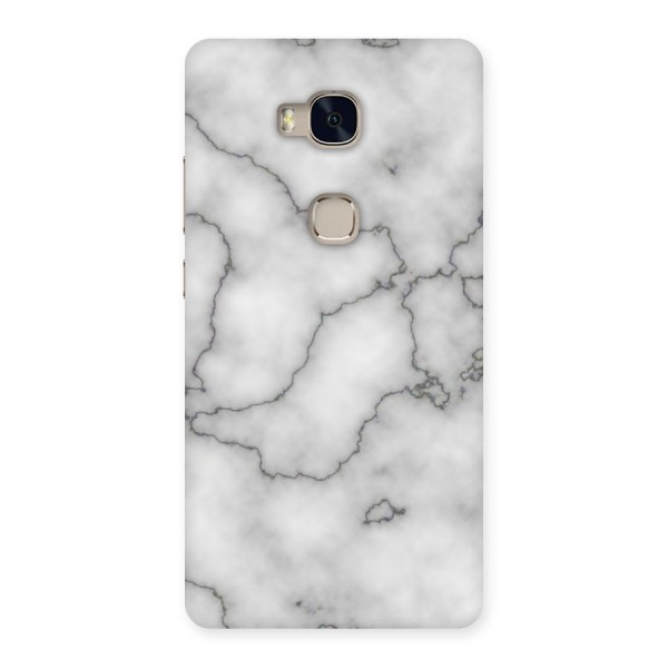 Grey Marble Back Case for Huawei Honor 5X