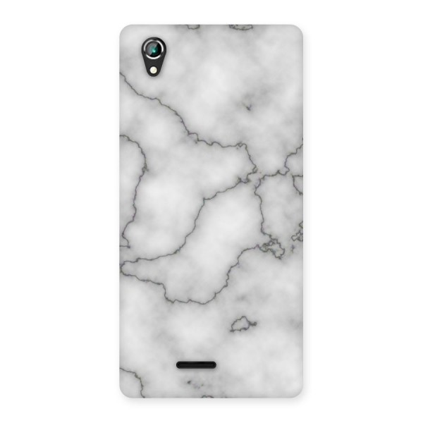 Grey Marble Back Case for Lava Iris 800