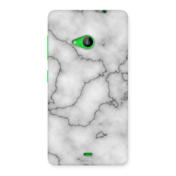 Grey Marble Back Case for Lumia 535