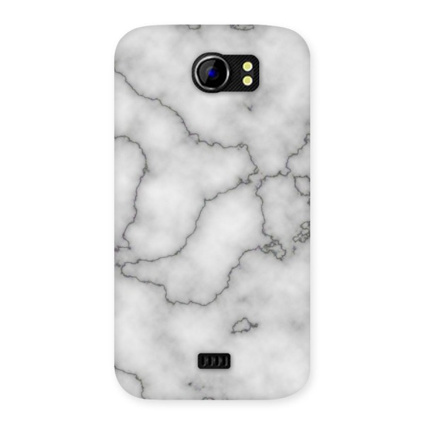 Grey Marble Back Case for Micromax Canvas 2 A110