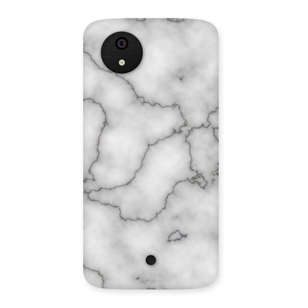Grey Marble Back Case for Micromax Canvas A1