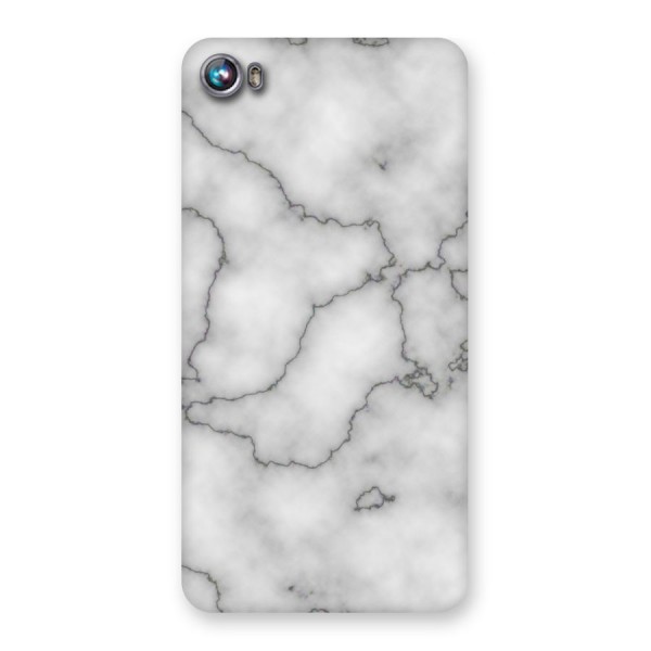Grey Marble Back Case for Micromax Canvas Fire 4 A107