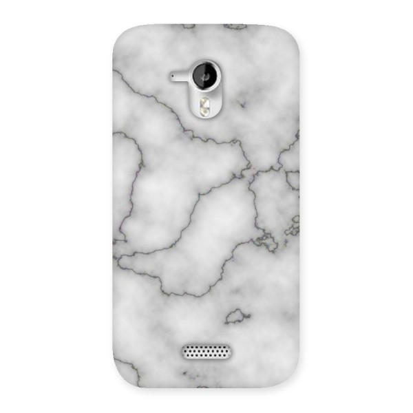 Grey Marble Back Case for Micromax Canvas HD A116