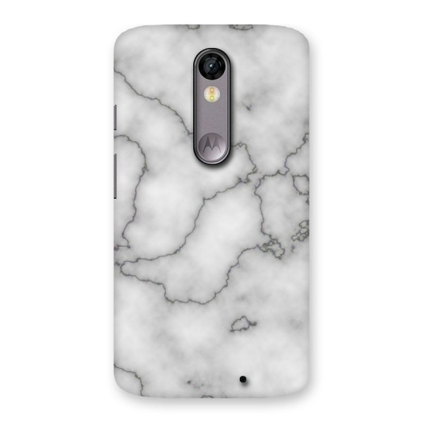 Grey Marble Back Case for Moto X Force