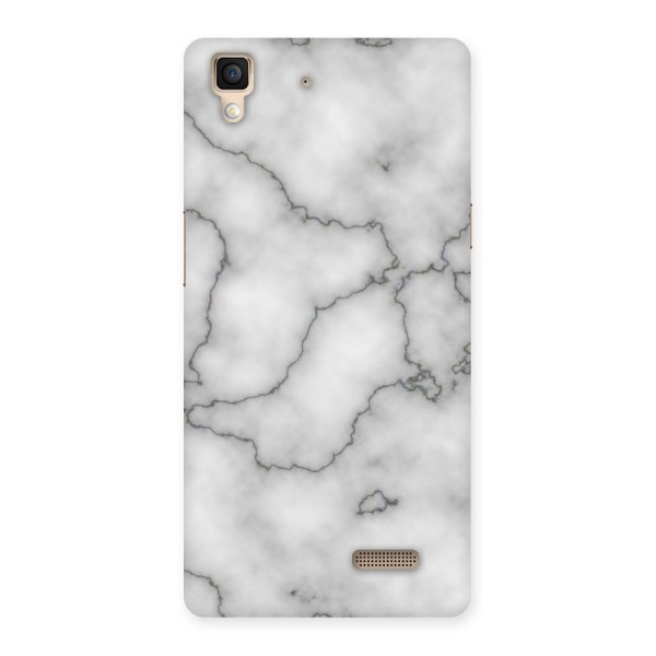Grey Marble Back Case for Oppo R7