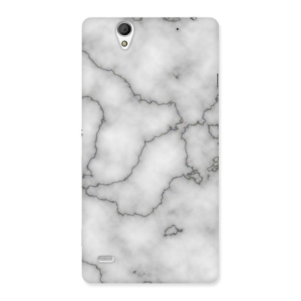 Grey Marble Back Case for Sony Xperia C4