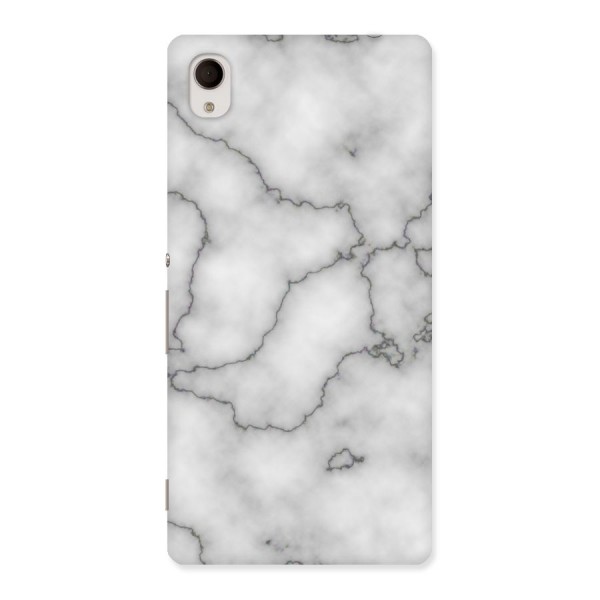 Grey Marble Back Case for Sony Xperia M4