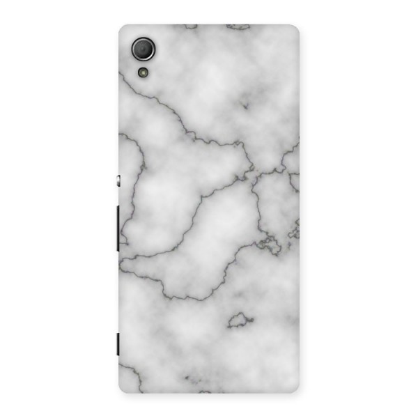 Grey Marble Back Case for Xperia Z3 Plus