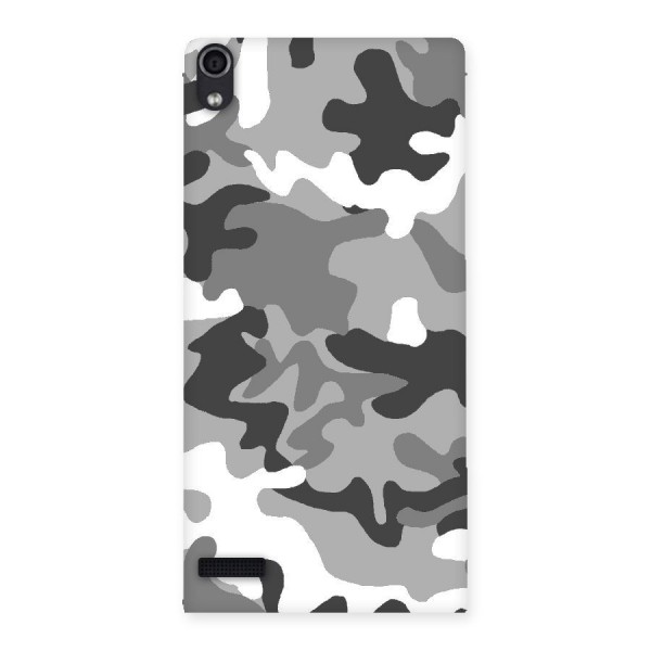Grey Military Back Case for Ascend P6