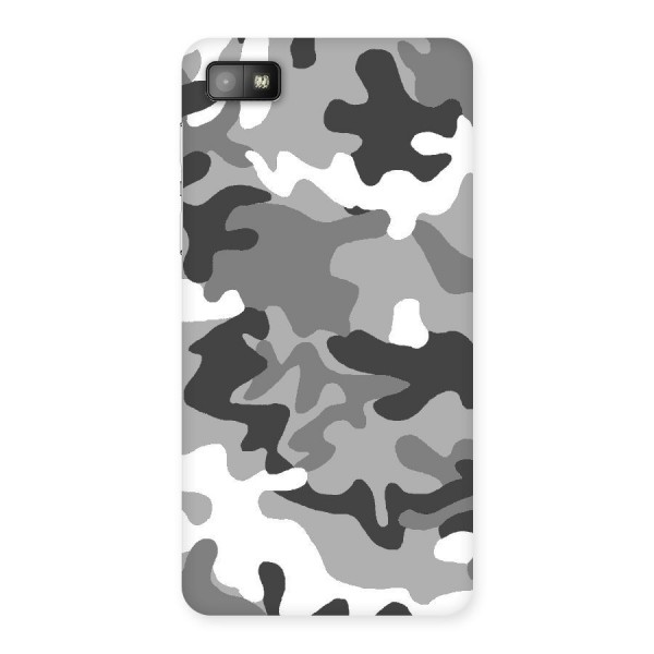 Grey Military Back Case for Blackberry Z10