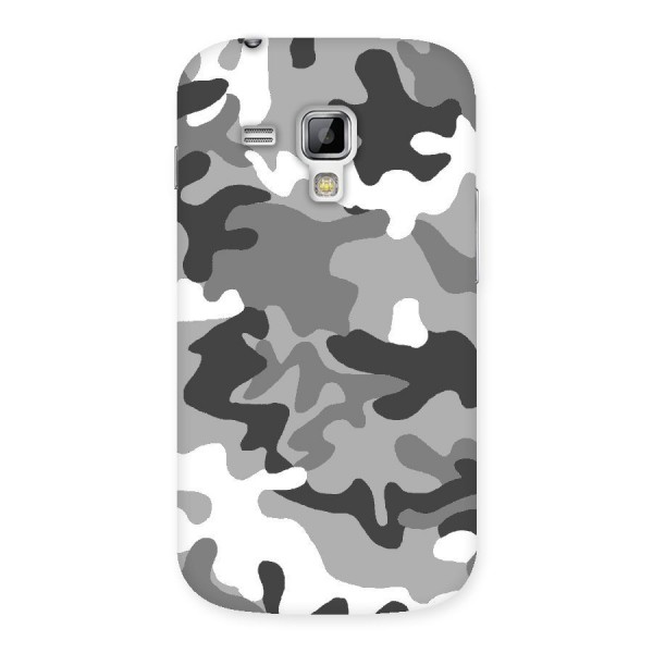 Grey Military Back Case for Galaxy S Duos