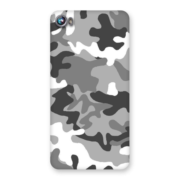 Grey Military Back Case for Micromax Canvas Fire 4 A107