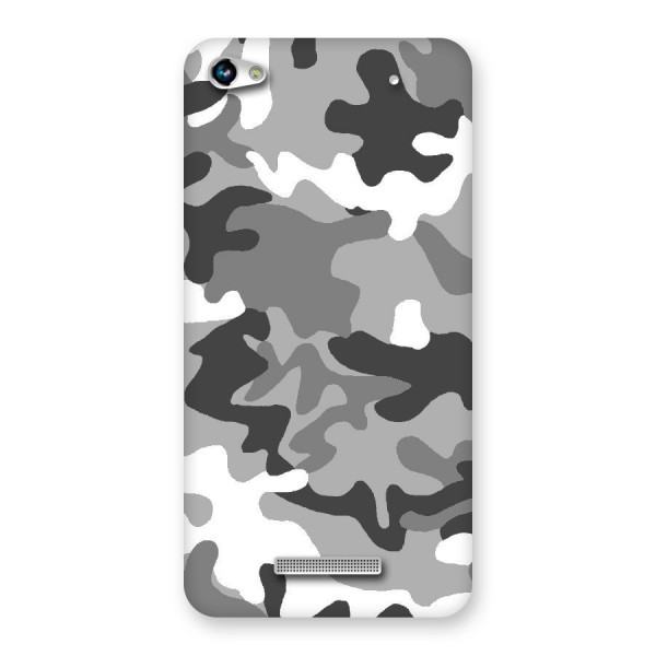 Grey Military Back Case for Micromax Hue 2