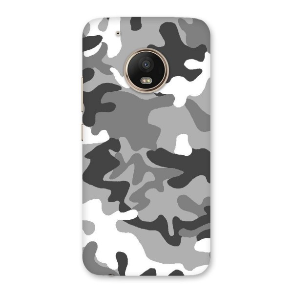 Grey Military Back Case for Moto G5 Plus