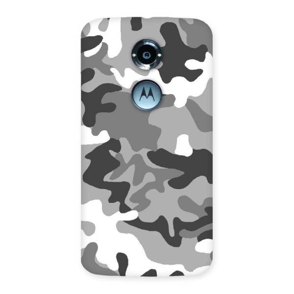 Grey Military Back Case for Moto X 2nd Gen