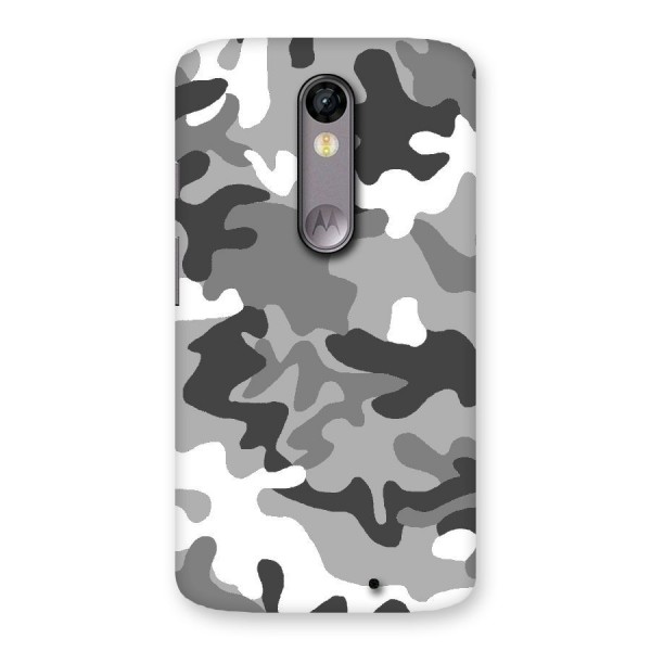 Grey Military Back Case for Moto X Force