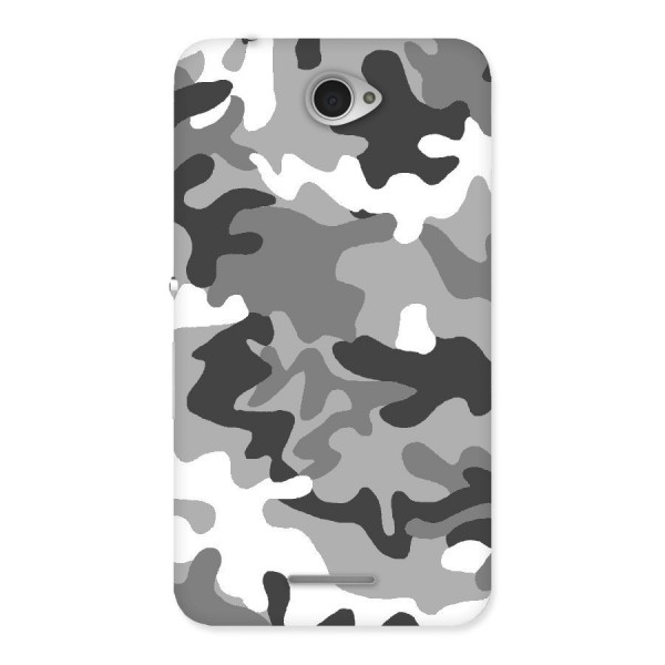 Grey Military Back Case for Sony Xperia E4