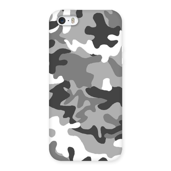 Grey Military Back Case for iPhone SE