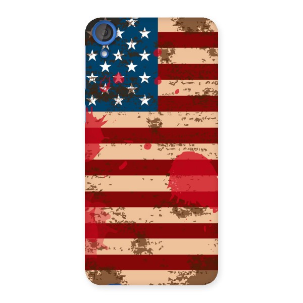 Grunge USA Flag Back Case for HTC Desire 820