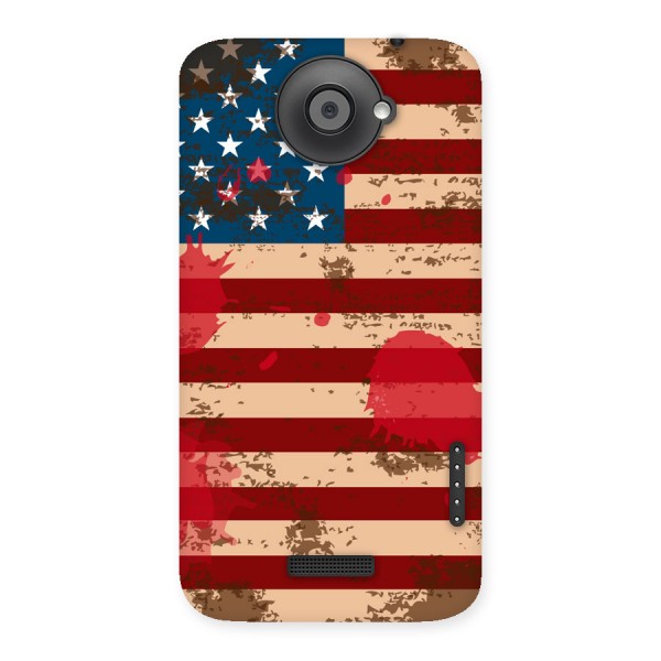 Grunge USA Flag Back Case for HTC One X