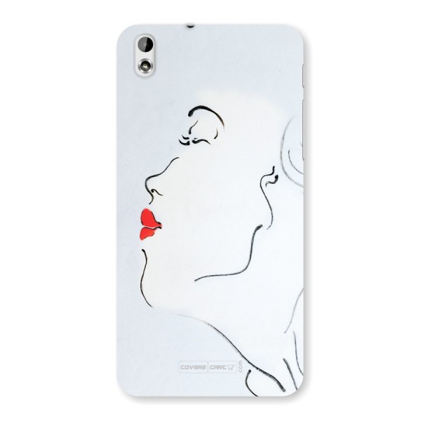 Girl in Red Lipstick Back Case for HTC Desire 816