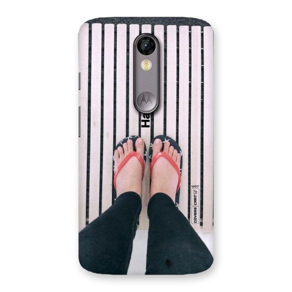 Happy Feet Back Case for Moto X Force