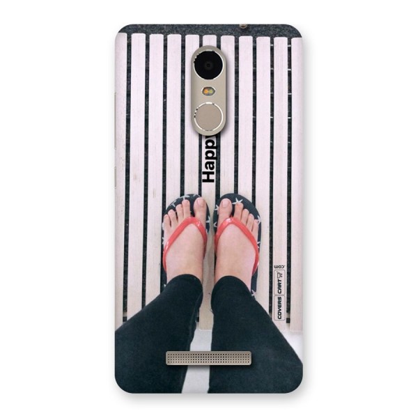 Happy Feet Back Case for Xiaomi Redmi Note 3