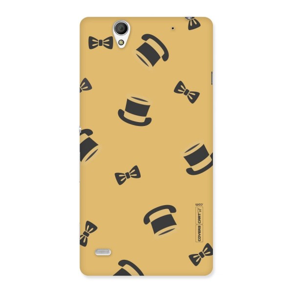 Hat and Bow Tie Back Case for Sony Xperia C4