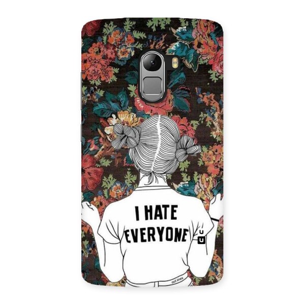 Hate Everyone Back Case for Lenovo K4 Note