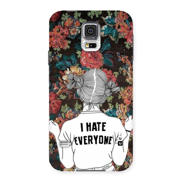 Hate Everyone Back Case for Samsung Galaxy S5