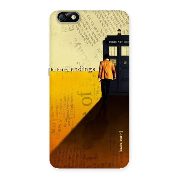Hates Endings Back Case for Honor 4X