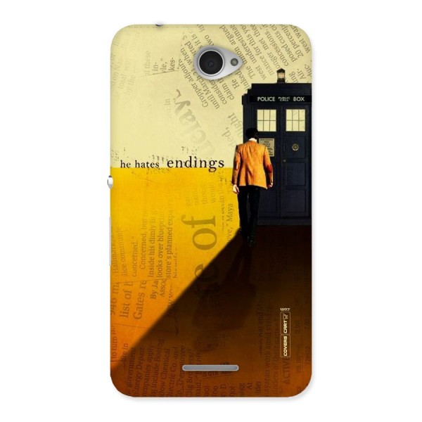 Hates Endings Back Case for Sony Xperia E4