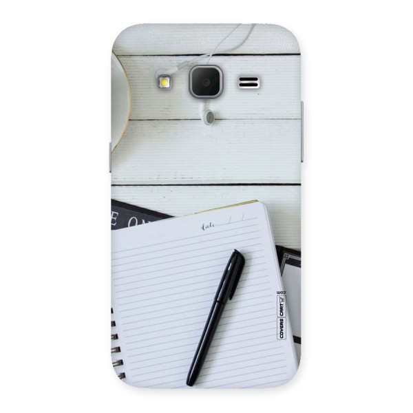 Headphones Notes Back Case for Galaxy Core Prime