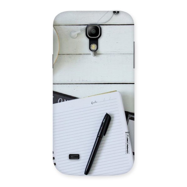 Headphones Notes Back Case for Galaxy S4 Mini