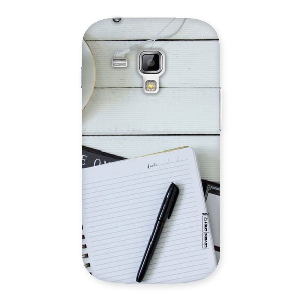Headphones Notes Back Case for Galaxy S Duos