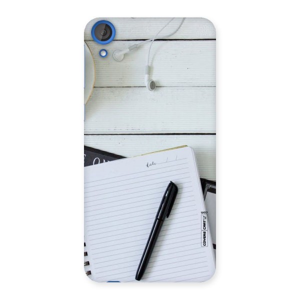 Headphones Notes Back Case for HTC Desire 820