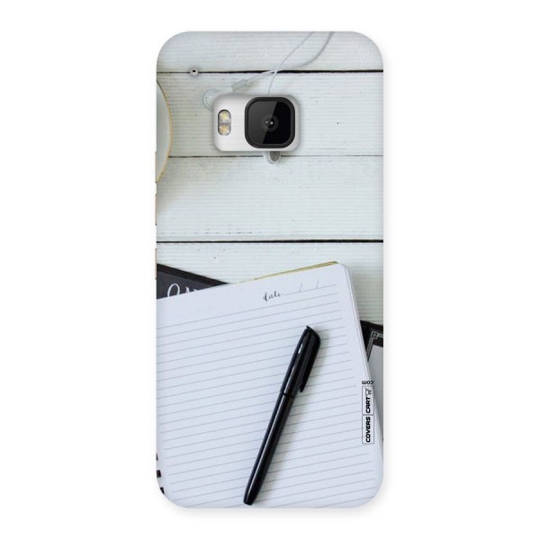 Headphones Notes Back Case for HTC One M9